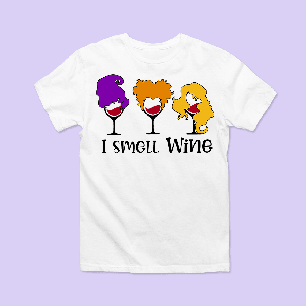 Epcot Shirt - Hocus Pocus "I Smell Wine" - Two Crafty Gays